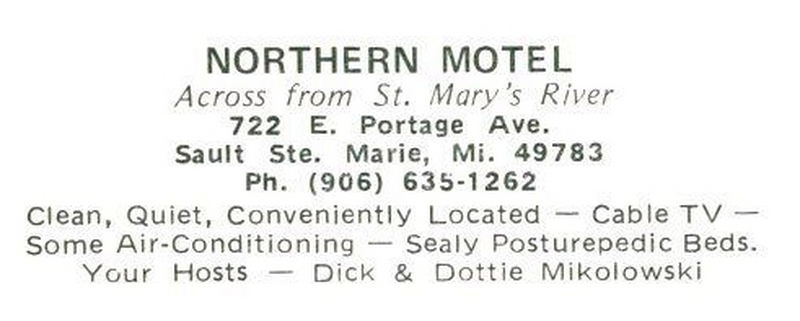 Northern Motel - Vintage Postcard